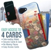 image:imageSmartish iPhone 17e16e Wallet Case  Wallet Slayer Vol 1 Slim  Protective Credit Card Holder  Drop Tested Hidden Credit Card Slot Cover for Apple iPhone 17e16e  Walnut WoodsWildflower Fields