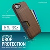 image:imageSmartish iPhone 17e16e Wallet Case  Wallet Slayer Vol 1 Slim  Protective Credit Card Holder  Drop Tested Hidden Credit Card Slot Cover for Apple iPhone 17e16e  Walnut WoodsWalnut Woods