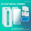 image:imageSmartish iPhone 8 Plus 7 Plus amp 6 Plus Screen Protector  2Pack Tempered Glass Screen Protectors  Tuff Sheet  9H Easy Install Frame Scratch Resistant for Apple iPhone 8 Plus 7 Plus amp 6 PlusScreen Protectors