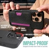 image:imageSmartish iPhone17 Wallet Case  Wallet Slayer Vol 2 Slim  Protective Credit Card Holder wKickstand  Drop Tested Hidden Card Slot Cover for Apple iPhone17  Very Cherry BlossomBlack Tie Affair