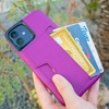 image:imageSmartish iPhone17 Wallet Case  Wallet Slayer Vol 2 Slim  Protective Credit Card Holder wKickstand  Drop Tested Hidden Card Slot Cover for Apple iPhone17  Very Cherry BlossomPurple Reign