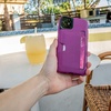 image:imageSmartish iPhone17 Wallet Case  Wallet Slayer Vol 2 Slim  Protective Credit Card Holder wKickstand  Drop Tested Hidden Card Slot Cover for Apple iPhone17  Very Cherry BlossomPurple Reign