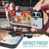 image:imageSmartish iPhone17 Wallet Case  Wallet Slayer Vol 2 Slim  Protective Credit Card Holder wKickstand  Drop Tested Hidden Card Slot Cover for Apple iPhone17  Very Cherry BlossomWildflower Fields