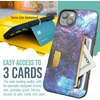 image:imageSmartish iPhone17 Wallet Case  Wallet Slayer Vol 2 Slim  Protective Credit Card Holder wKickstand  Drop Tested Hidden Card Slot Cover for Apple iPhone17  Very Cherry BlossomSpaced Out