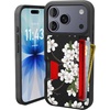 image:imageSmartish iPhone17 Wallet Case  Wallet Slayer Vol 2 Slim  Protective Credit Card Holder wKickstand  Drop Tested Hidden Card Slot Cover for Apple iPhone17  Very Cherry BlossomVery Cherry Blossom