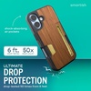 image:imageSmartish iPhone17 Wallet Case  Wallet Slayer Vol 2 Slim  Protective Credit Card Holder wKickstand  Drop Tested Hidden Card Slot Cover for Apple iPhone17  Very Cherry BlossomWalnut Woods