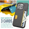 image:imageSmartish iPhone17 Wallet Case  Wallet Slayer Vol 2 Slim  Protective Credit Card Holder wKickstand  Drop Tested Hidden Card Slot Cover for Apple iPhone17  Very Cherry BlossomBlack Tie Affair