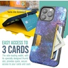 image:imageSmartish iPhone17 Wallet Case  Wallet Slayer Vol 2 Slim  Protective Credit Card Holder wKickstand  Drop Tested Hidden Card Slot Cover for Apple iPhone17  Very Cherry BlossomSpaced Out