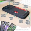 image:imageSmartish iPhone17 Wallet Case  Wallet Slayer Vol 2 Slim  Protective Credit Card Holder wKickstand  Drop Tested Hidden Card Slot Cover for Apple iPhone17  Very Cherry BlossomMore Prints
