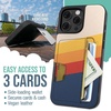 image:imageSmartish iPhone17 Wallet Case  Wallet Slayer Vol 2 Slim  Protective Credit Card Holder wKickstand  Drop Tested Hidden Card Slot Cover for Apple iPhone17  Very Cherry BlossomStriped Up