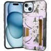 image:imageSmartish iPhone17 Wallet Case  Wallet Slayer Vol 2 Slim  Protective Credit Card Holder wKickstand  Drop Tested Hidden Card Slot Cover for Apple iPhone17  Very Cherry BlossomVery Cherry Blossom