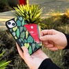 image:imageSmartish iPhone17 Wallet Case  Wallet Slayer Vol 2 Slim  Protective Credit Card Holder wKickstand  Drop Tested Hidden Card Slot Cover for Apple iPhone17  Very Cherry BlossomLeaf Me Alone