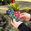 image:imageSmartish iPhone17 Wallet Case  Wallet Slayer Vol 2 Slim  Protective Credit Card Holder wKickstand  Drop Tested Hidden Card Slot Cover for Apple iPhone17  Very Cherry BlossomLeaf Me Alone