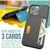 image:imageSmartish iPhone17 Wallet Case  Wallet Slayer Vol 2 Slim  Protective Credit Card Holder wKickstand  Drop Tested Hidden Card Slot Cover for Apple iPhone17  Very Cherry BlossomBlack Tie Affair