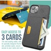 image:imageSmartish iPhone17 Wallet Case  Wallet Slayer Vol 2 Slim  Protective Credit Card Holder wKickstand  Drop Tested Hidden Card Slot Cover for Apple iPhone17  Very Cherry BlossomBlack Tie Affair