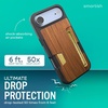 image:imageSmartish iPhone17 Wallet Case  Wallet Slayer Vol 2 Slim  Protective Credit Card Holder wKickstand  Drop Tested Hidden Card Slot Cover for Apple iPhone17  Very Cherry BlossomWalnut Woods