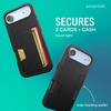 image:imageSmartish iPhone17 Wallet Case  Wallet Slayer Vol 2 Slim  Protective Credit Card Holder wKickstand  Drop Tested Hidden Card Slot Cover for Apple iPhone17  Very Cherry BlossomBlack Tie Affair