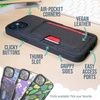 image:imageSmartish iPhone17 Wallet Case  Wallet Slayer Vol 2 Slim  Protective Credit Card Holder wKickstand  Drop Tested Hidden Card Slot Cover for Apple iPhone17  Very Cherry BlossomBlack Tie Affair