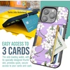 image:imageSmartish iPhone17 Wallet Case  Wallet Slayer Vol 2 Slim  Protective Credit Card Holder wKickstand  Drop Tested Hidden Card Slot Cover for Apple iPhone17  Very Cherry BlossomVery Cherry Blossom