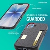 image:imageSmartish iPhone17 Wallet Case  Wallet Slayer Vol 2 Slim  Protective Credit Card Holder wKickstand  Drop Tested Hidden Card Slot Cover for Apple iPhone17  Very Cherry BlossomBlack Tie Affair