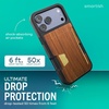 image:imageSmartish iPhone17 Wallet Case  Wallet Slayer Vol 2 Slim  Protective Credit Card Holder wKickstand  Drop Tested Hidden Card Slot Cover for Apple iPhone17  Very Cherry BlossomWalnut Woods