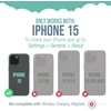 image:imageSmartish iPhone17 Wallet Case  Wallet Slayer Vol 2 Slim  Protective Credit Card Holder wKickstand  Drop Tested Hidden Card Slot Cover for Apple iPhone17  Very Cherry BlossomBlack Tie Affair