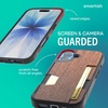 image:imageSmartish iPhone17 Wallet Case  Wallet Slayer Vol 2 Slim  Protective Credit Card Holder wKickstand  Drop Tested Hidden Card Slot Cover for Apple iPhone17  Very Cherry BlossomWalnut Woods