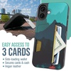 image:imageSmartish iPhone17 Wallet Case  Wallet Slayer Vol 2 Slim  Protective Credit Card Holder wKickstand  Drop Tested Hidden Card Slot Cover for Apple iPhone17  Very Cherry BlossomMoving Mountains