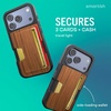 image:imageSmartish iPhone17 Wallet Case  Wallet Slayer Vol 2 Slim  Protective Credit Card Holder wKickstand  Drop Tested Hidden Card Slot Cover for Apple iPhone17  Very Cherry BlossomWalnut Woods