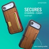 image:imageSmartish iPhone17 Wallet Case  Wallet Slayer Vol 2 Slim  Protective Credit Card Holder wKickstand  Drop Tested Hidden Card Slot Cover for Apple iPhone17  Very Cherry BlossomWalnut Woods