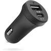 image:imageSmartish 2 Port USB Wall Charger  Charge Shack Maximum Speed 48 Amp Quick Charger Compatible with iPhone Android and All USB Devices Silk  Black32w Car Charger