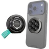 image:imageSmartish MagSafe Suction Mount  WallFlower  3 in 1 Reversible Magnetic Phone Grip Finger Loop Suction Mount Kickstand wUniversal MagSafe Adapter Kit for Apple iPhone  So JadedBlack Tie Affair