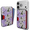 image:imageSmartish MagSafe Wallet  Side Hustle Flip  Magnetic Card Holder Kickstand  Slim  Flip Finger Grip Strap Holds 3 Cards  Cash Compatible with Apple iPhone 171615141312  Black Tie AffairVery Cherry Blossom