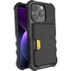 image:imageSmartish iPhone 15 Pro Protective Case with Wallet for MagSafe iPhones  Gripzilla  Magsafe Compatible Heavy Duty Armor Grip Cover  Detachable Magnetic Credit Card Holder  Black Tie AffairiPhone 15 Pro