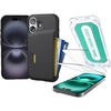 image:imageSmartish iPhone 17 MagSafe Case  Screen Protector  Magnetic Slim Case  Protective Thin Grip Cover  2Pack Tempered Glass Screen Protectors for Apple iPhone 17  Black Tie AffairWallet Case