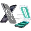 image:imageSmartish iPhone 17 MagSafe Case  Screen Protector  Magnetic Slim Case  Protective Thin Grip Cover  2Pack Tempered Glass Screen Protectors for Apple iPhone 17  Black Tie AffairMagSafe Clear Case