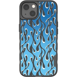 image:imageSmartish  Dont Mesa Round  iPhone 17 MagSafe Case  Gripmunk Lightweight  Protective Thin Grip Cover  Fits iPhone 17Blue Flames