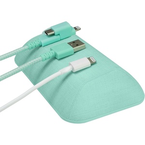 image:imageSmartish Bigger Cable Wrangler Organizer with 3in1 Universal Charging Cable  No 2 Pencil Gray