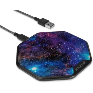 image:imageSmartish Fast Wireless Charger  Charge Island  QiCertified 15W Universal Charging Pad Textured amp NonSlip for iPhone Samsung Galaxy AirPods Pro QiEnabled Devices  Chefs SpecialChefs Special