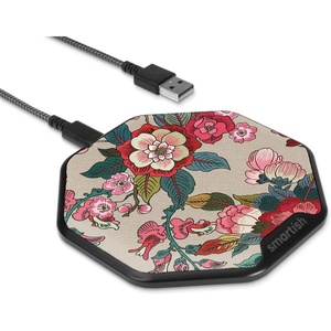 image:imageSmartish Fast Wireless Charger  Charge Island  QiCertified 15W Universal Charging Pad Textured amp NonSlip for iPhone Samsung Galaxy AirPods Pro QiEnabled Devices  Chefs SpecialFlavor of the Month