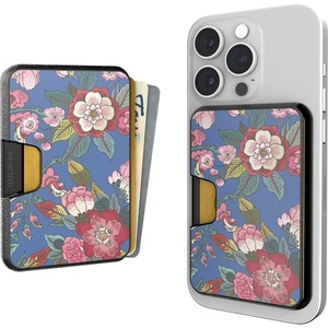 image:imageSmartish MagSafe Wallet  Side Hustle Flip  Magnetic Card Holder Kickstand  Slim  Flip Finger Grip Strap Holds 3 Cards  Cash Compatible with Apple iPhone 171615141312  Black Tie AffairFlirty Floral