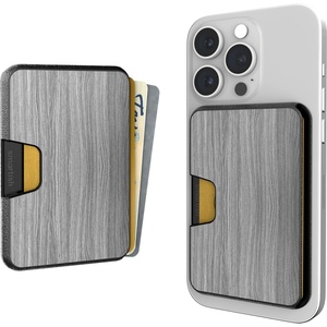 image:imageSmartish MagSafe Wallet  Side Hustle Flip  Magnetic Card Holder Kickstand  Slim  Flip Finger Grip Strap Holds 3 Cards  Cash Compatible with Apple iPhone 171615141312  Black Tie AffairGraspin Aspen