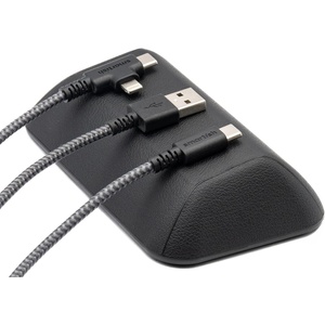 image:imageSmartish Magnetic Cord Holder  Cable Wrangler Organizer with Magnet Clips for Charger Management on Desktop Nightstand for USBC  Lightning  Lightly Toasted BeigeBlack Tie Affair