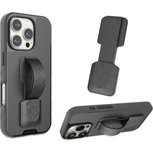 image:imageSmartish Phone Grip Loop  Prop Tart  Pop Out Finger Strap and Holder with Kick Stand Compatible with All iPhone and Android Phones  Secret MenuBlack Tie Affair