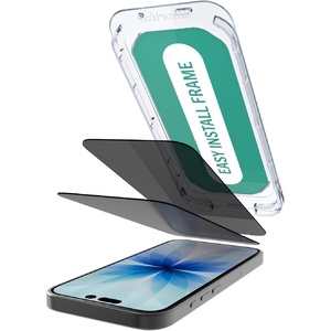 image:imageSmartish iPhone 17 Screen Protector  2Pack Tempered Glass Screen Protectors  Cleaning Kit  Tuff Sheet  9H Easy Install Frame Scratch Resistant CaseFriendly for Apple iPhone 17Privacy Screen Protectors