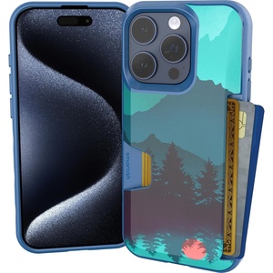 image:imageSmartish iPhone 17e16e Wallet Case  Wallet Slayer Vol 1 Slim  Protective Credit Card Holder  Drop Tested Hidden Credit Card Slot Cover for Apple iPhone 17e16e  Walnut WoodsMoving Mountains
