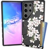 image:imageSmartish Galaxy S24 Ultra Wallet Case  Wallet Slayer Vol 1 Slim  Protective Credit Card Holder  Drop Tested Hidden Card Slot Cover Compatible with Samsung Galaxy S24 Ultra  Black Tie AffairVery Cherry Blossom