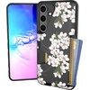 image:imageSmartish Galaxy S24 Ultra Wallet Case  Wallet Slayer Vol 1 Slim  Protective Credit Card Holder  Drop Tested Hidden Card Slot Cover Compatible with Samsung Galaxy S24 Ultra  Black Tie AffairVery Cherry Blossom