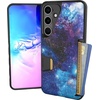 image:imageSmartish Galaxy S24 Ultra Wallet Case  Wallet Slayer Vol 1 Slim  Protective Credit Card Holder  Drop Tested Hidden Card Slot Cover Compatible with Samsung Galaxy S24 Ultra  Black Tie AffairSpaced Out