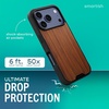 image:imageSmartish iPhone 11 Pro Max Slim Case  Gripmunk Lightweight  Protective Thin Cover Silk  Black Tie AffairWalnut Woods MagSafe